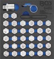 Werkstattwageneinlage 1/6: Felgenschloss-Werkzeug-Satz...