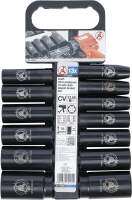Kraft-Steckschlüssel-Einsatz-Satz | Antrieb 12,5 mm (1/2") | SW 10 - 32 mm | 13-tlg.