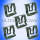 CLIPS KLAMMER Zierleiste Windschutzscheibe Ford Lincoln Mercury 66 67 68 69 - 80