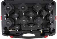 Turbolader-Ladeluft-System-Prüfkoffer-Satz | 17-tlg.