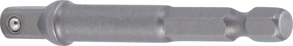 Adapter für Bohrmaschinen | Antrieb Außensechskant 6,3 mm (1/4") / Abtrieb Außenvierkant 6,3 mm (1/4")