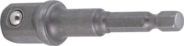 Adapter für Bohrmaschinen | Antrieb Außensechskant 6,3 mm (1/4") / Abtrieb Außenvierkant 12,5 mm (1/2")