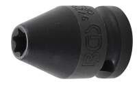 Kraft-Steckschlüssel-Einsatz E-Profil | Antrieb Innenvierkant 12,5 mm (1/2") | SW E10