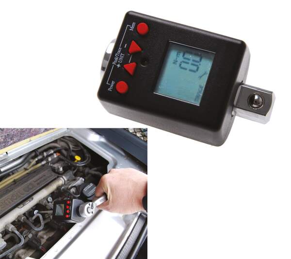 Digitaler Drehmoment-Adapter | 6,3 mm (1/4") | 6 - 30 Nm