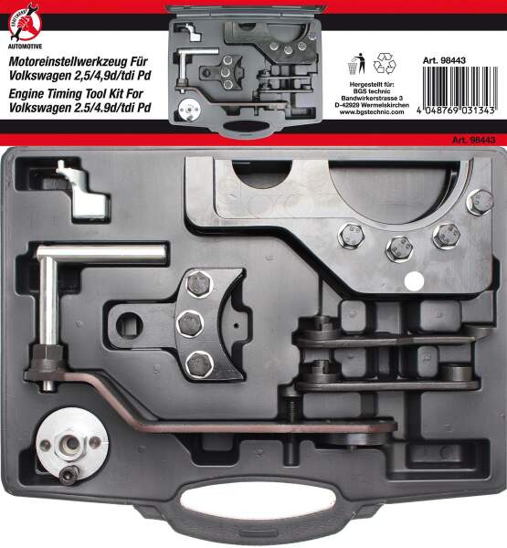 Motor-Einstellwerkzeug-Satz | für VAG 2.5 / 4.9D / TDI Pumpe-Düse