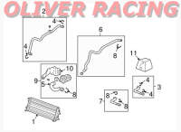 Klammer Halter Clip Leitung Öhlkühler Chevrolet...