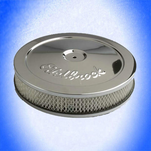 LUFTFILTER EDELBROCK 10" 254 mm x 51 mm Hot Rod old school us car Universal 1208
