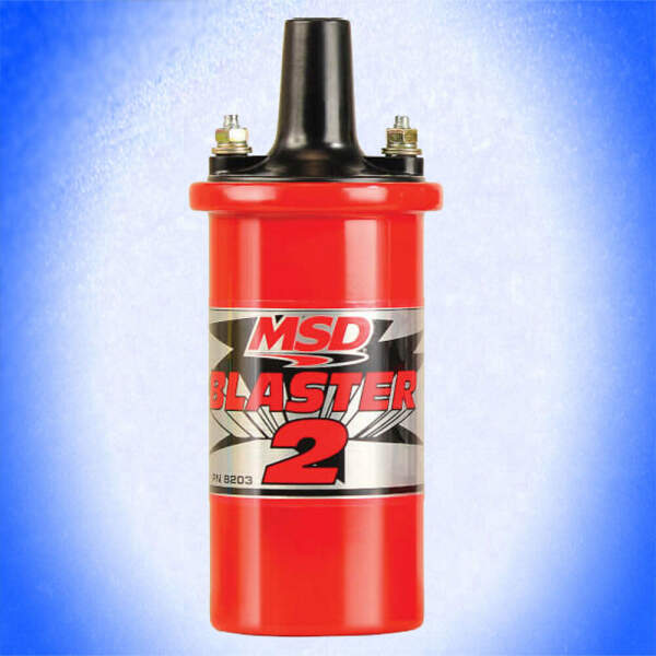 MSD Blaster 2 Hochleistungszündspule ZÜNDSPULE ROT UNIVERSAL 8203 Max Volt 45000