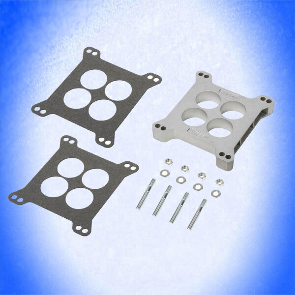 VERGASERADAPTER 25 mm Holley Edelbrock Carter High Rise Ansaugwegverlängerung 1"