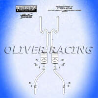 Auspuff Auspuffanlage Sportauspuff Chevrolet Camaro Pontiac Firebird 70 71 -74