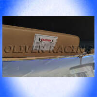 Cabrio Warnhinweis CAUTION Aufkleber Chevelle Camaro Cadillac Buick Pontiac