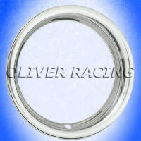 Chromring Ralley Wheel Corvette 15" Stahlfelge Trim Ring Edelstahl Zierring GM