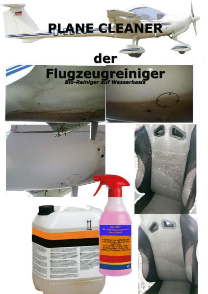 Flugzeugreiniger Airplane Cleaner Lackreiniger entfernt Öl Fett AVGAS MOGAS 10L
