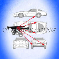 Längslenker Querlenker Schrauben Kit 10teilig Corvette C3 63 64 65 66 67 68 - 82