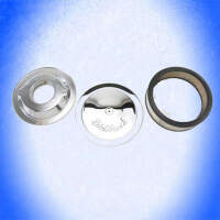 LUFTFILTER chrom 14" 356 mm EDELBROCK Dodge Plymouth Chevy Pickup Ford V8 Tuning