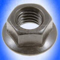 5 Stück - Sechskantmutter mit Unterlegscheibe Kombimutter M10 x 1,5 Zahnscheibe