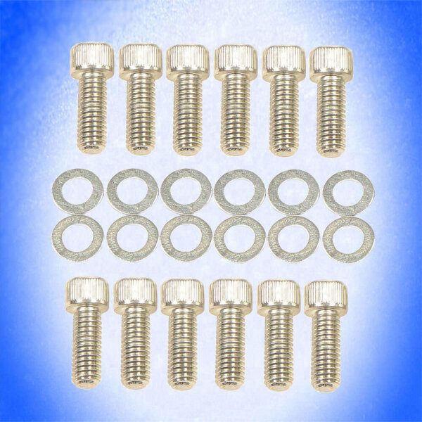 Schrauben Ansaugspinne Imbus Chevrolet Small Block 3/8"-16 x 25 mm Baujahr 55-95