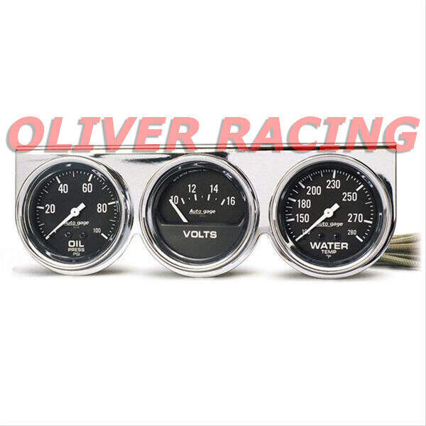 ZUSATZINSTRUMENT 67mm Oldsmobile Chevrolet Pontiac Buick Öldruck/Volt/Temperatur