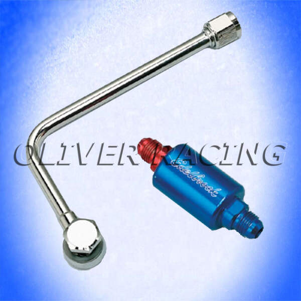 1-FACH BENZINLEITUNG MIT FILTER Edelbrock Performer & AVS Thunder Vergaser 8134
