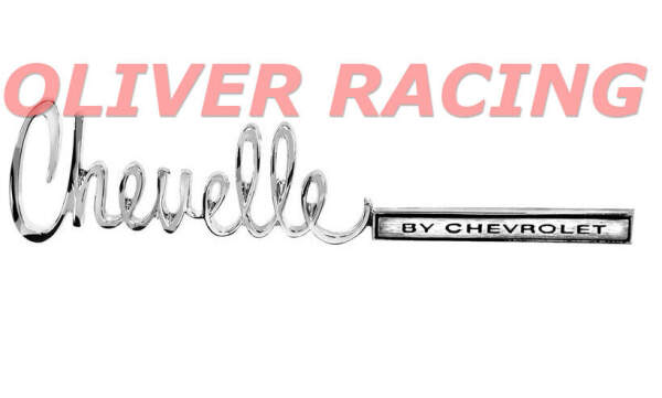 EMBLEM LOGO SCHRIFTZUG Chevrolet Chevelle 1971 1972 für den Kofferraum 71 72