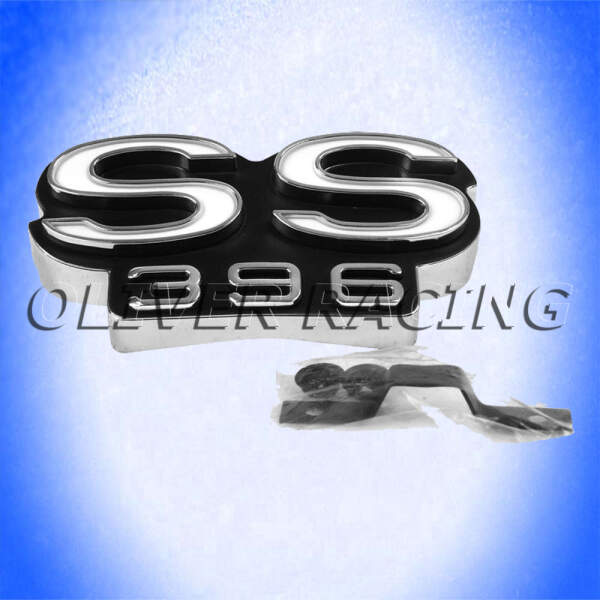 Emblem Logo Schriftzug SS 396 Kühlergrill Chevrolet Chevelle El Camino 1969 69