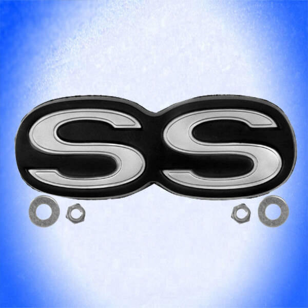Logo Schriftzug SS Stoßstange hinten Chevrolet Chevelle El Camino 71 72 Emblem