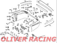 Mercedes Leiste Stoßstange Kunststoff unlackiert E280 E320 E350 E500 E55 AMG E63