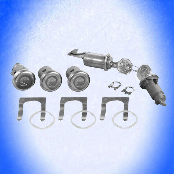 Set Schloss Tür, Zündung, Kofferraum, Handschuhfach Chevrolet Impala 1967 67