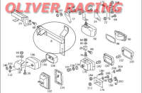 Halter Nebelschlussleuchte hinten links Mercedes L508 DG T-2 1968-1986 309540237