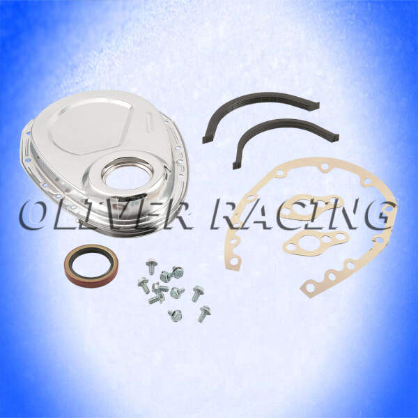 STEUERGEHÄUSEDECKEL CHROM Chevrolet Small Block MrGasket Nova Malibu Firebird ua