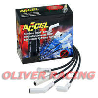 ZÜNDKABEL HITZEFEST KERAMIK ACCEL gerade Set V8 8mm schwarz Universal Tuning