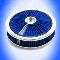 EDELBROCK Luftfilter BLAU Filter 14" x 3"...