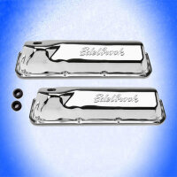 EDELBROCK VENTILDECKEL CHROM FORD 5.8 6.6 L 351 C 400 M...