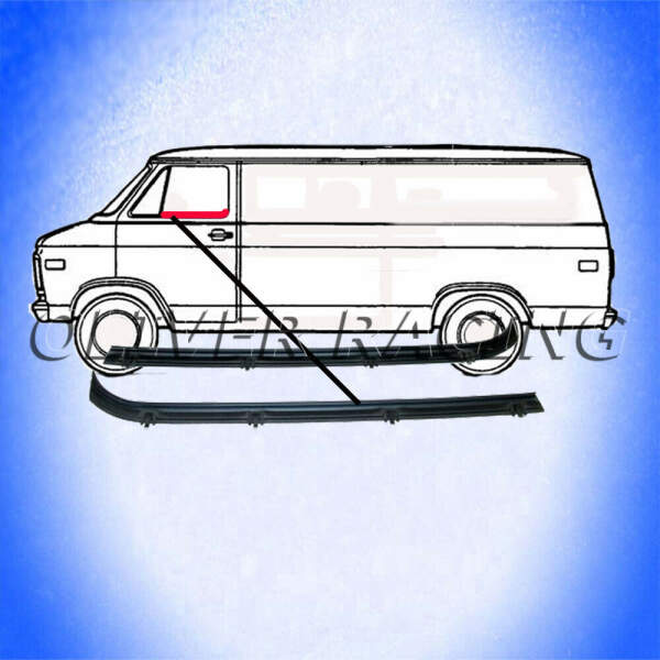 Fenstergummi Schachtleisten Chevrolet GMC G10 G20 G30 G15 G25 G35 Dichtgummi