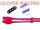 Zündkabel ZÜNDKABELHALTER 7-8 mm ROT Klammer Halter V8 Zündkabelabstandshalter