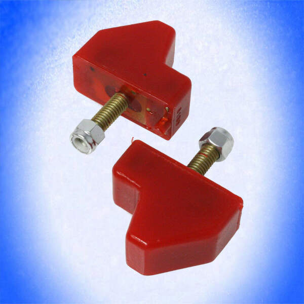 Anschlaggummi Achse Federwegsbegrenzer unten PAAR rot GM Buick Chevrolet Oldsmobile Pontiac