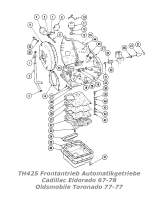 GETRIEBEÖLFILTER TH425 Cadillac Eldorado Oldsmobile Toronado GMC Transmode 67-77