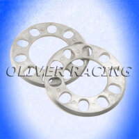 Distanzscheiben 5 Loch 5.5 mm PAAR Aluminium LK 5x115 mm,...