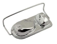 BREMSZYLINDERDECKEL CHROM mit Klammer Hauptbremszylinder...