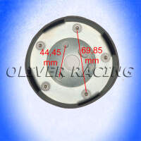 Distanzstück Lenkrad Adapter 2" 3 auf 5 Loch Lenkradnabe Verlängerung Spacer