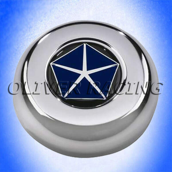 HUPENKNOPF HUPE Chrysler mit Mopar Logo Chrom Penastar Challenger Lenkrad