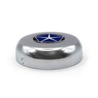 HUPENKNOPF HUPE Chrysler mit Mopar Logo Chrom Penastar Challenger Lenkrad
