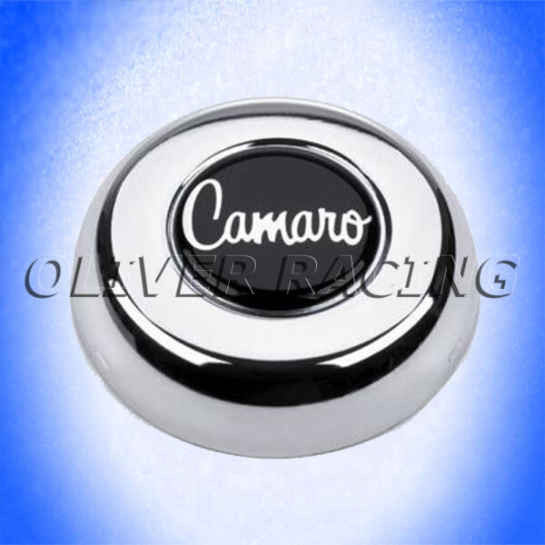 HUPENKNOPF Chrom Camaro Logo Grand Lenkrad Classic Challenger Serie Chevrolet