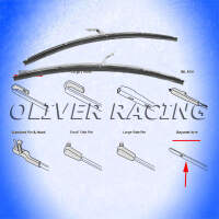 SCHEIBENWISCHER Wischerblätter Wischer Chevrolet Impala silber Chevy Chevelle GM