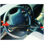 LENKRADSICHERUNG Lenrkradkralle Universal mit Sicherheits-Kreuzschloss