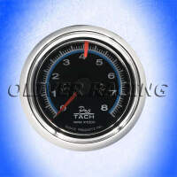 DREHZAHLMESSER 4 6 8 Zylinder 63,50 mm 2-1/2" chrom...