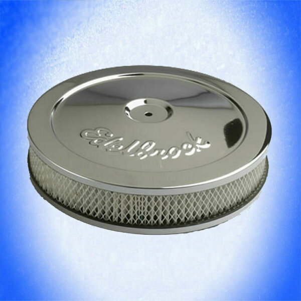 CHROM-LUFTFILTER-10" Edelbrock