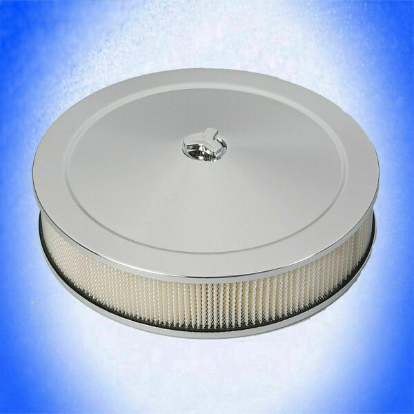 CHROMLUFTFILTER 14" mit Filter