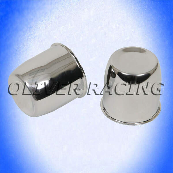 Nabenkappe chrom Chevrolet Ford Pontiac Oldsmobile Jeep GMC universal Durchmesser 74 x Höhe 79 mm