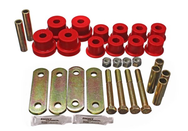 FEDER&SHACKLE GUMMI SET Cam/Fireb 67-81 MultiLeaf